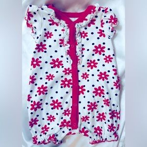 Baby girl floral romper